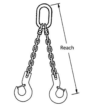 2-Leg Alloy Overhead Lifting Chain Slings - Unirope Ltd.