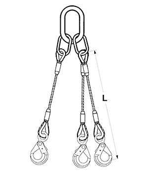 3-Leg Uni-Loc® Bridle Slings - Unirope Ltd.