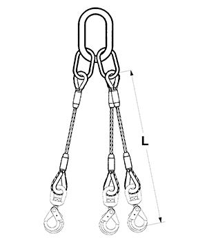 3-Leg Uni-Loc® Bridle Slings - Unirope Ltd.