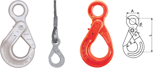AMH™ CRGX16 Self-Locking Chain Hook, 5/8 in Trade Empire Rigging & Supply