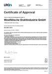 WDI/Unirope ISO 9001 Certificate